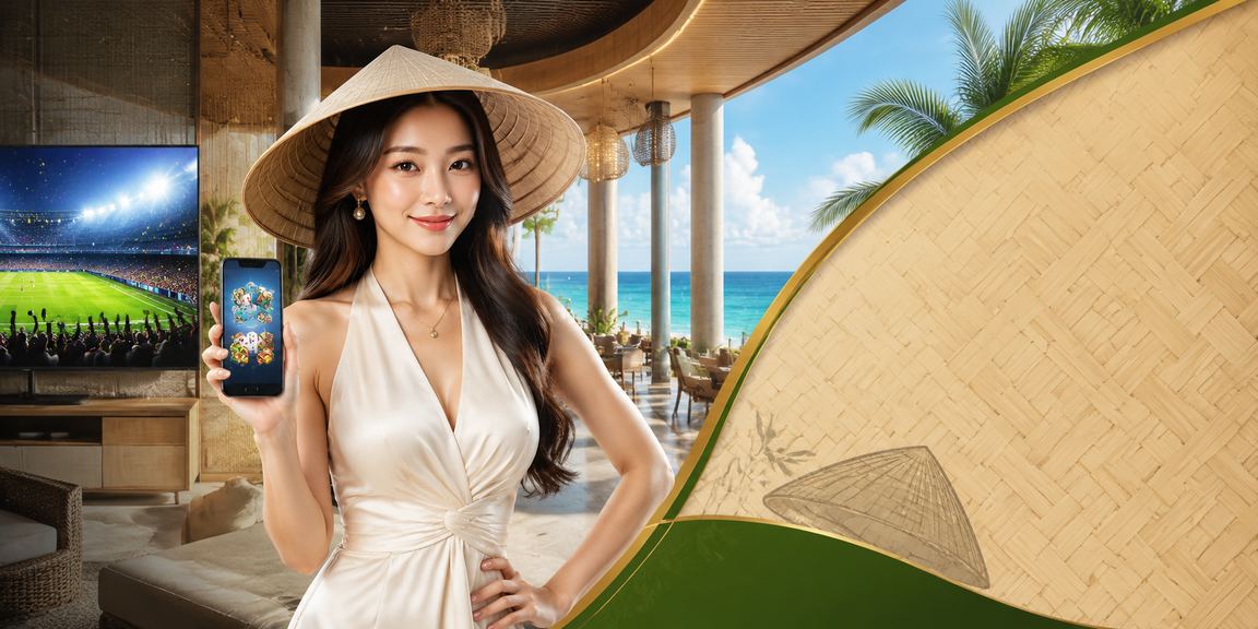 Cảnh chơi bài tại Đà Nẵng với nón lá – hình ảnh đặc trưng văn hóa casino Việt Nam