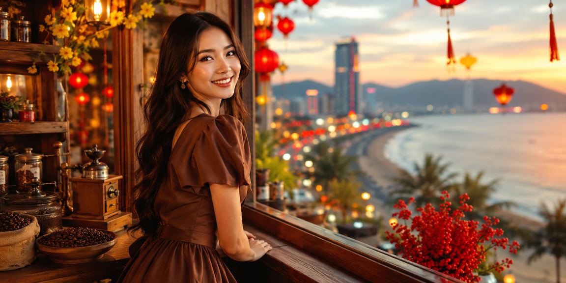 Người dùng tại Quy Nhơn ngồi quán cà phê cài đặt ứng dụng cá cược trên điện thoại Android